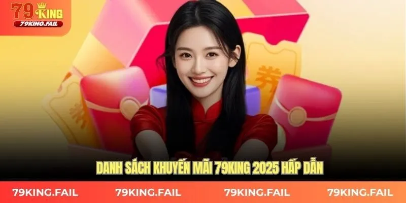 Danh sách khuyến mãi 79KING 2025 hấp dẫn 